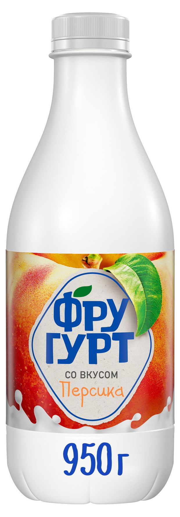 Напиток кисломолочный Фругурт со вкусом персика БЗМЖ, 950 г