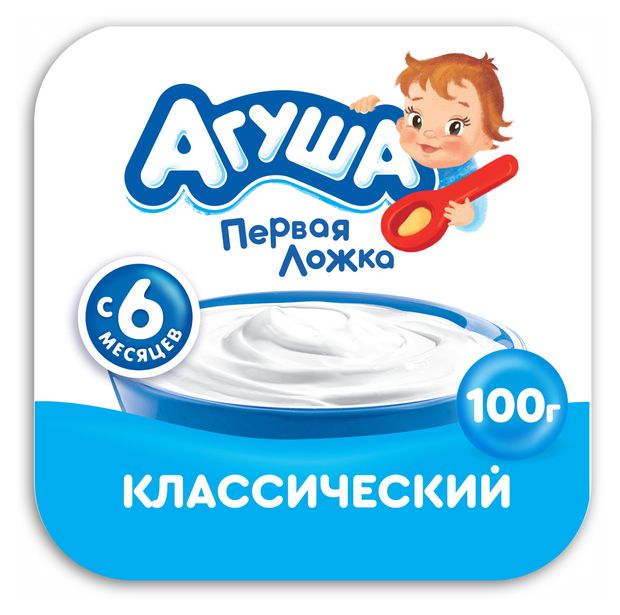 Творог детский Агуша классический 4,5%, 100 г