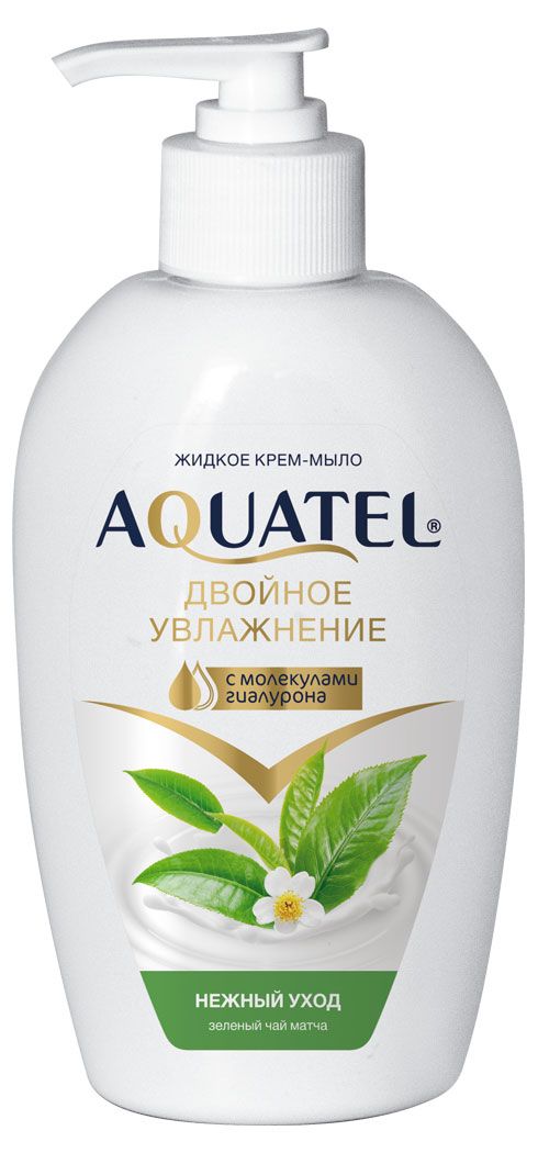 Крем-мыло Aquatel зеленый чай матча 280 г 109₽