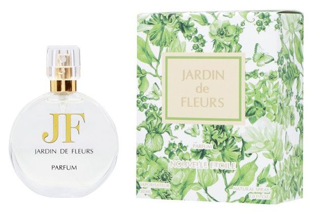 Духи женские Новая Заря Jardin de fleurs в футляре, 30 мл