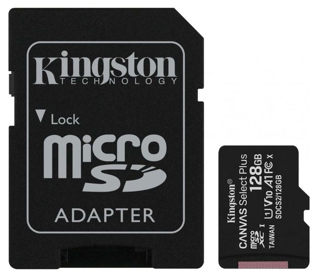 фото Карта памяти kingston class10 microsdxc sdcs2/128gb