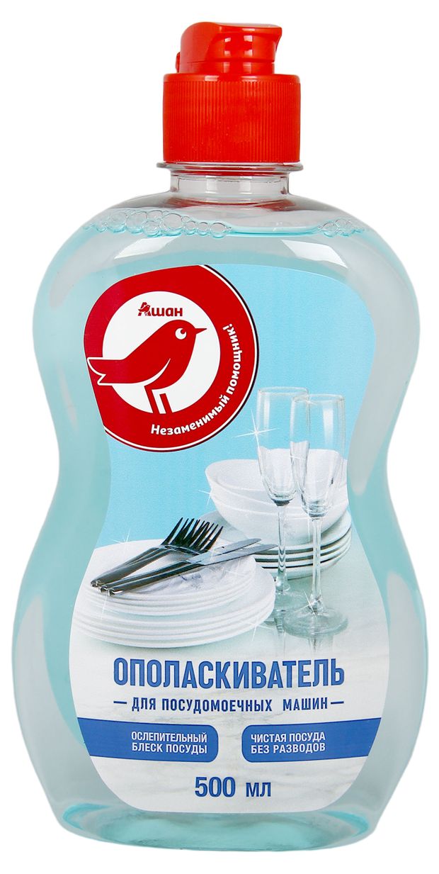 Ополаскиватель для посудомоечных машин АШАН Красная птица 500 мл 90₽