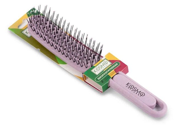Расческа для волос Kosmoshtuchki Био прямая, 1 шт в ассортименте