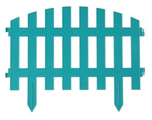 Забор декоративный GARDENPLAST Ренессанс лазурь 35х45 см 7 секций 599₽