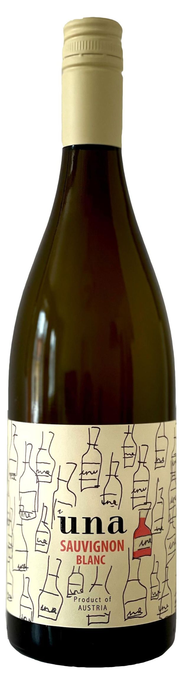 Вино Una Sauvignon Blanc белое полусухое Австрия 075 л 800₽