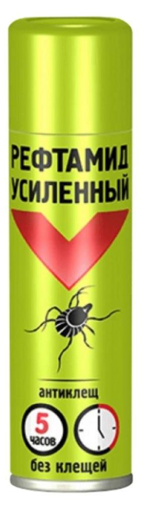Аэрозоль от клещей Рефтамид Усиленный Антиклещ 150 мл 390₽