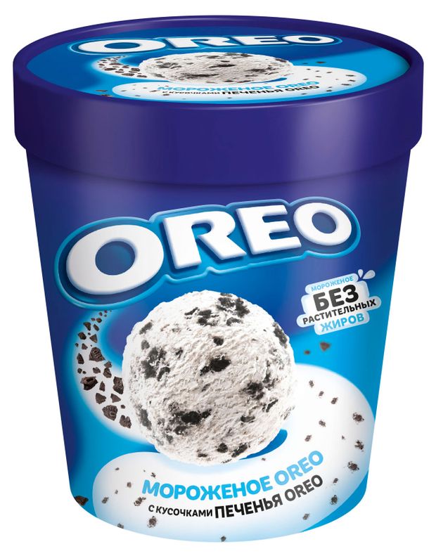 Мороженое OREO с кусочками печенье БЗМЖ, 263 г