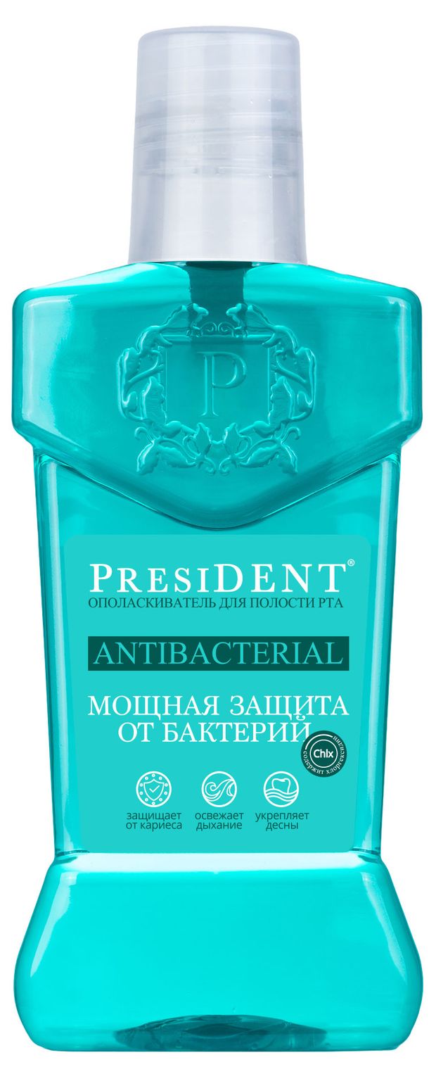 Ополаскиватель для полости рта President Profi без спирта, 250 мл