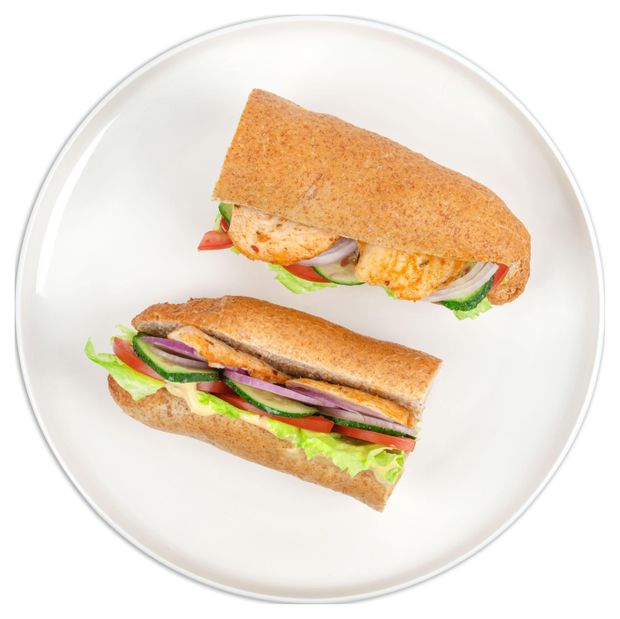 Сэндвич АШАН сырный с курицей 320 г 152₽