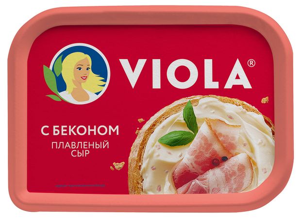 Сыр плавленый Viola с беконом 50 БЗМЖ 400 г 420₽