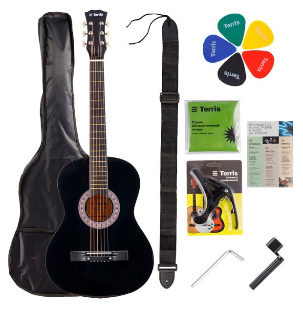 Набор гитариста Terris TF-038 BK Starter Pack 5000₽