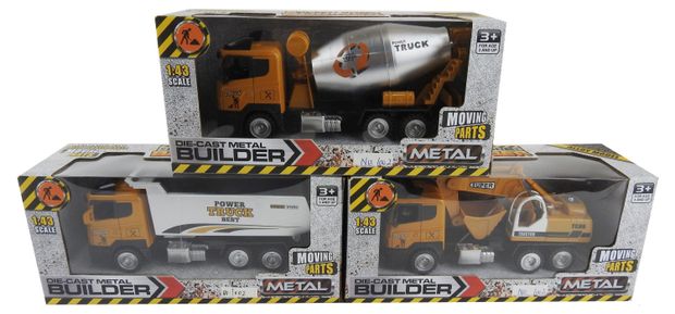   Ашан Игрушка инерционная Due-Cast Metal Машина грузовая