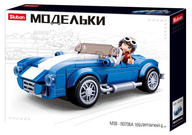 Конструктор Sluban Автомобиль, 169 деталей