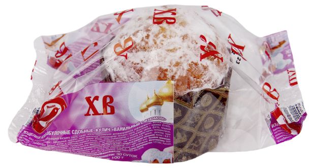 Кулич пасхальный АШАН Красная птица ванильный с изюмом 100 г 70₽