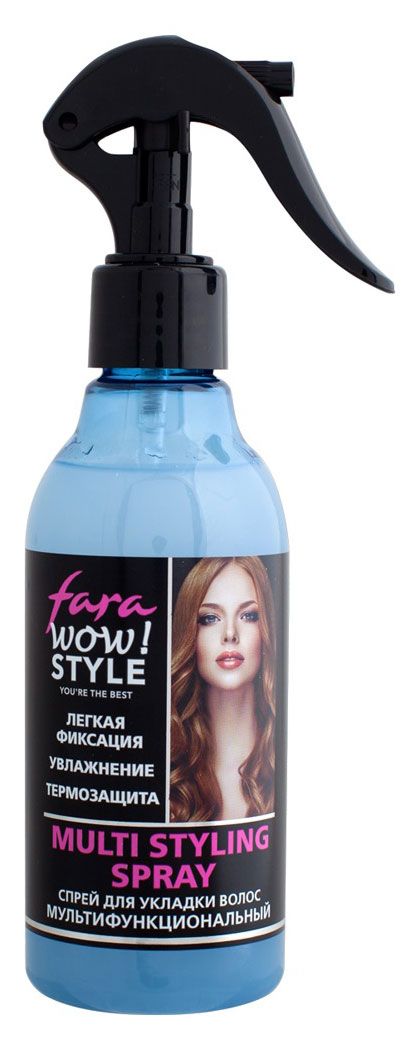 Красота и гигиена  Ашан Спрей для укладки волос Fara WOW Styling мультифункциональный, 200 мл