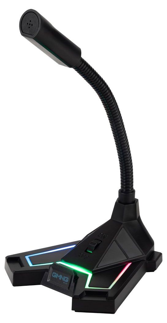 Микрофон проводной Оклик GMNG MP-300G 15м черный 360₽