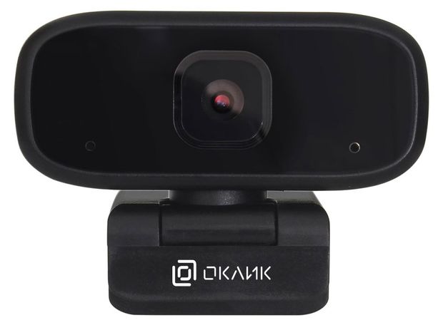 Камера Web Оклик OK-C015HD черный 1Mpix (1280x720) USB2.0 с микрофоном
