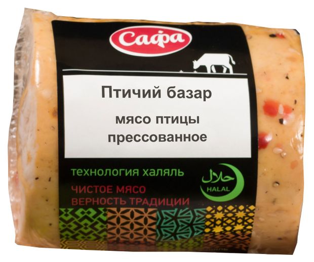 Мясо птицы САФА прессованное в обсыпке халяль, ~0,4 кг