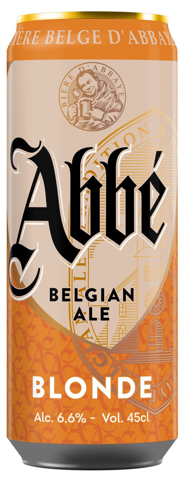 Алкоголь (самовывоз)  Ашан Пивной напиток Abbe Belgian Ale Blonde, 450 мл