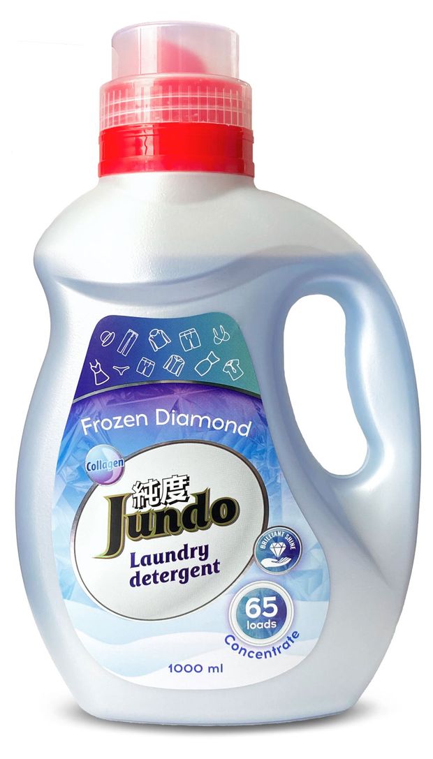 Уборка и бытовая химия  Ашан Гель для ежедневной стирки Jundo Universal Frozen Diamond Универсальный, 1 л (65 стирок)