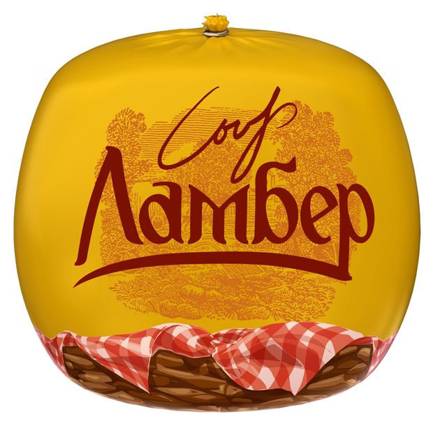 Сыр твердый Ламбер 50 БЗМЖ 1 шар 1 кг 1099₽