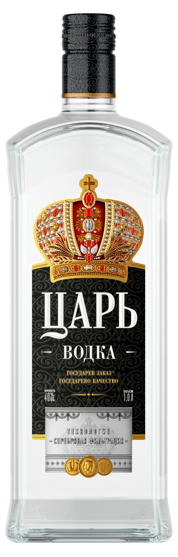 Водка Царь Россия, 1 л