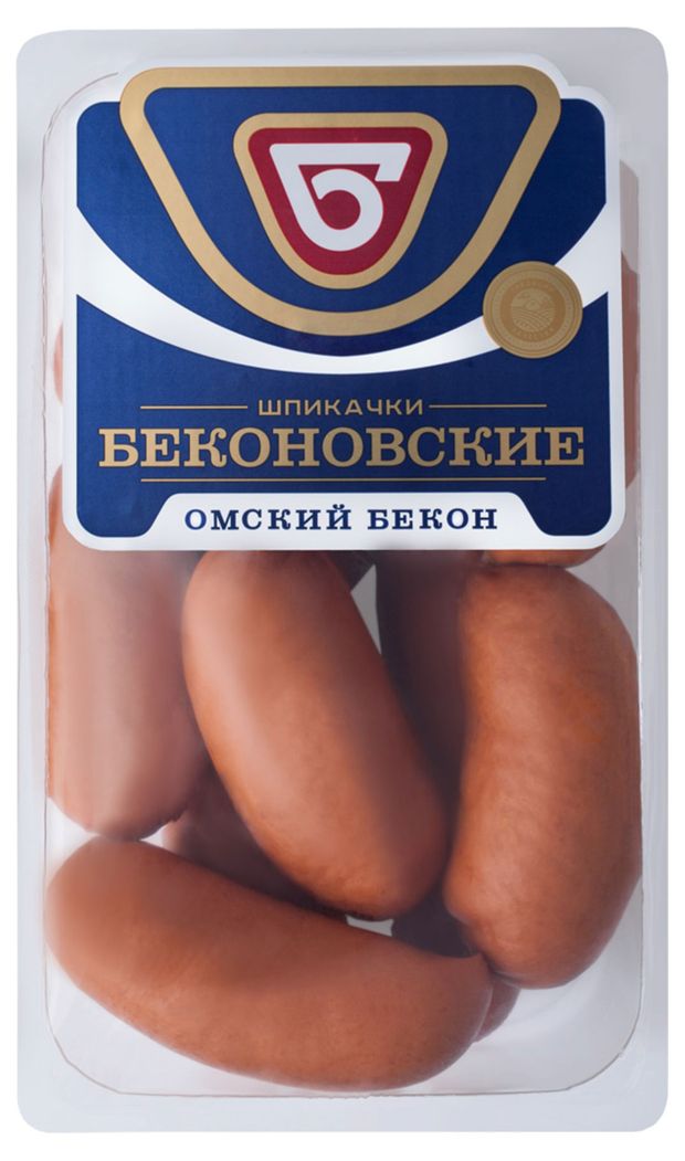 Шпикачки вареные Омский Бекон Беконовские, вес