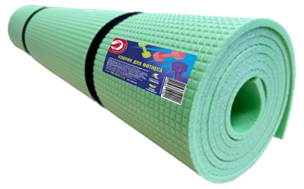 Коврик для фитнеса АШАН Красная птица зеленый 180х60 см 430₽
