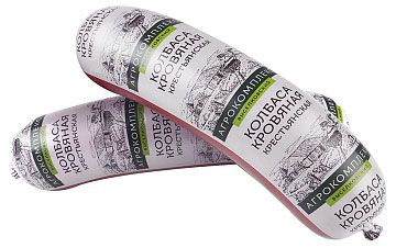 Колбаса Агрокомплекс Выселковский Кровяная крестьянская, 350 г