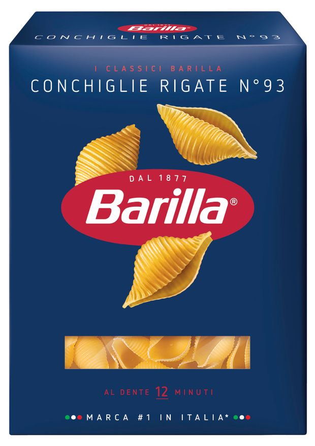 Макаронные изделия Barilla Conchiglie Rigate n93 450 г 140₽