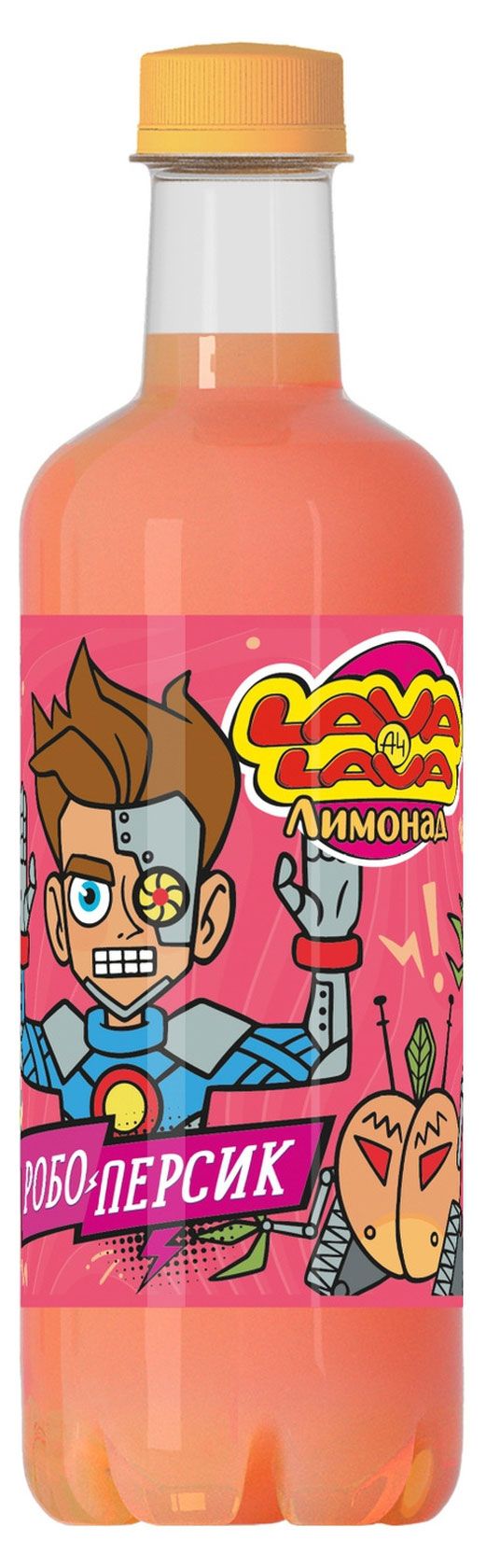 Напиток газированный Lava Lava Робо-Персик со вкусом персика 500 мл 50₽