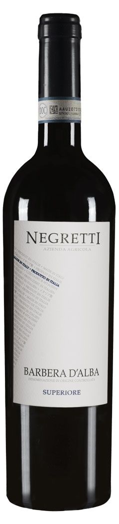 Вино Negretti Barbera d'Alba красное сухое Италия, 0,75 л