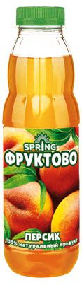 Напиток сокосодержащий Spring Фруктово персик, 500 мл