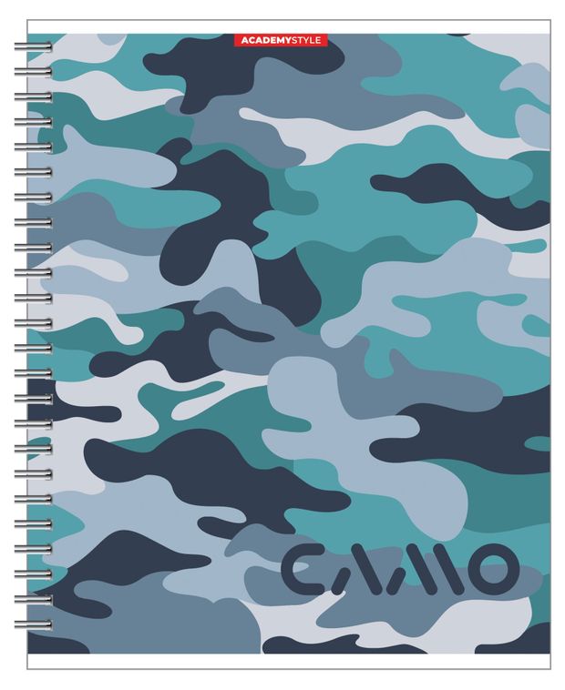 Тетрадь Academy Style А5 спираль в клетку, 60 л