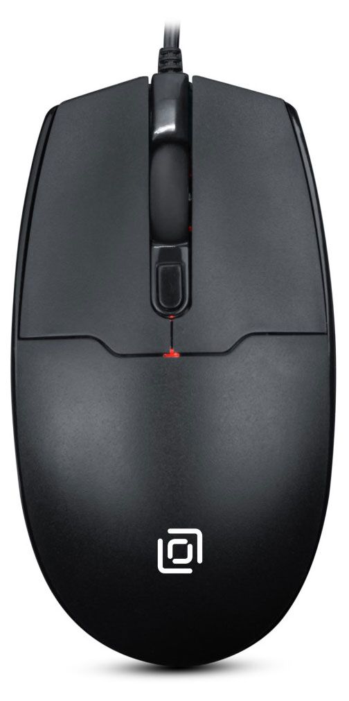 Мышь Оклик 147M V2 USB черный оптическая 2000dpi USB для ноутбука 249₽