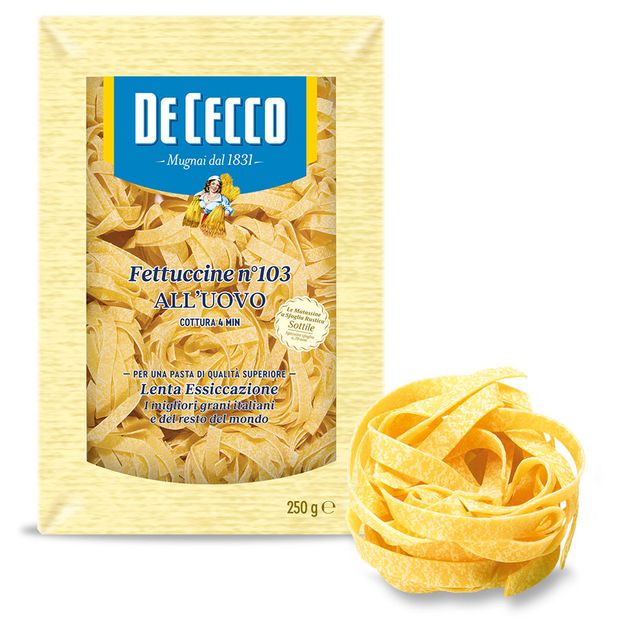 Макаронные изделия De Cecco Fettuccine 103 лапша, 250 г