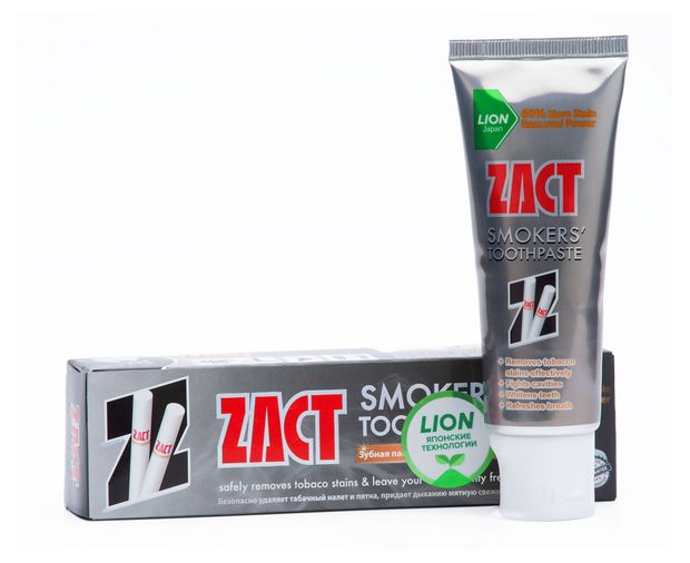 Зубная паста LION Zact для курящих, 100 г