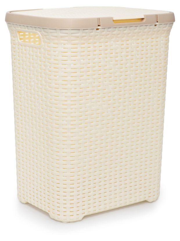 Корзина для белья Полимербыт Артлайн 60 л, 1 шт в ассортименте