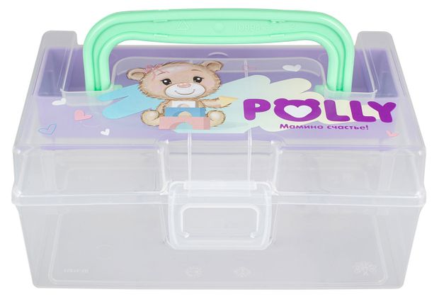 Контейнер для детской дорожной аптечки Полимербыт Polly 08 л 209₽