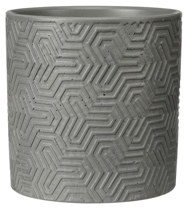 Горшок бетон Камешки d150