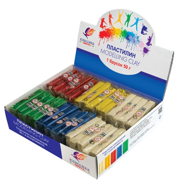 Пластилин Луч Классика 1 шт 50₽