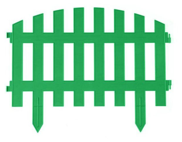 Забор декоративный GARDENPLAST Ренессанс 35х45 см зеленый 7 секций 499₽