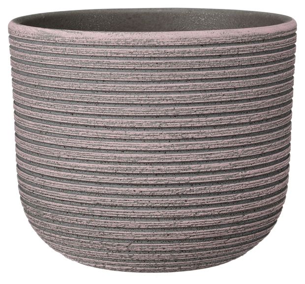 Горшок Лоза-А керамический розово-серый без поддона, 15 см