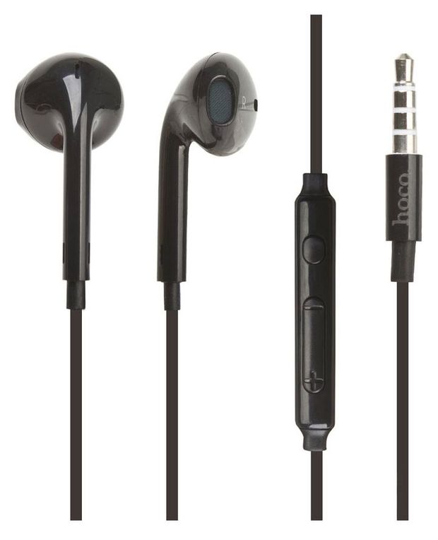 Проводные наушники Hoco M55 Memory Jack 35mm 12 м черный 300₽