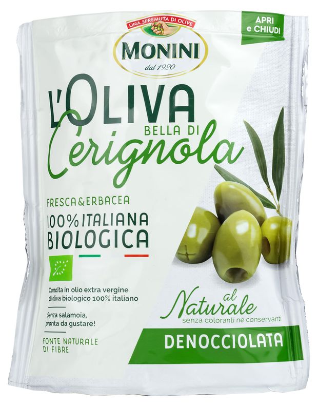 Оливки Monini без косточки 150 г 480₽