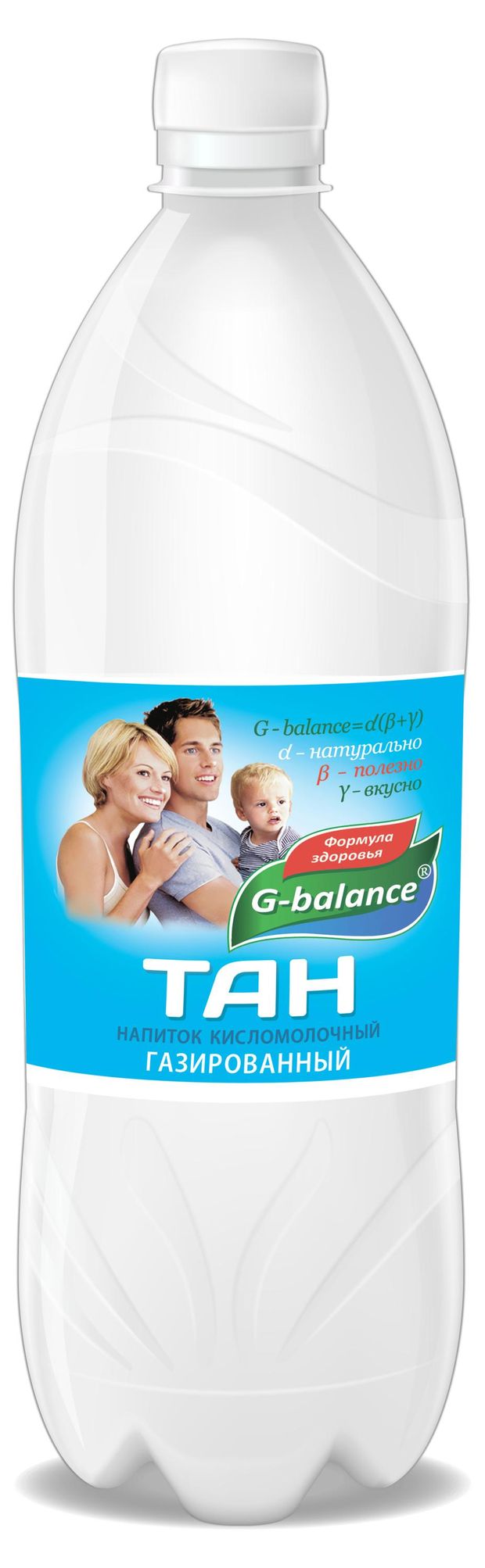 Молочные продукты, яйца  Ашан ТанG-Balance газированный 1% БЗМЖ, 1 л