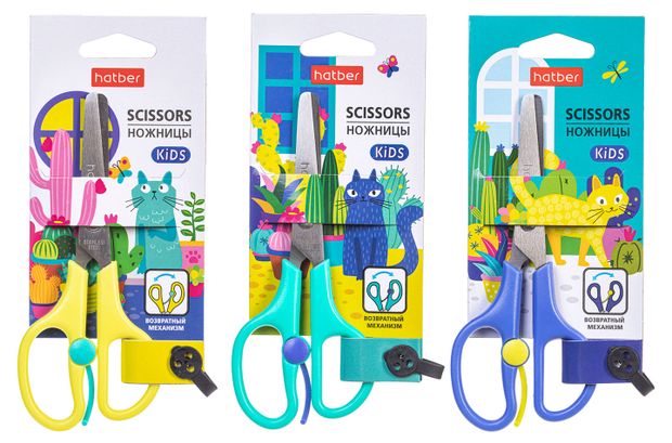 Ножницы Хатбер с возвратным механизмом 135 см 73₽