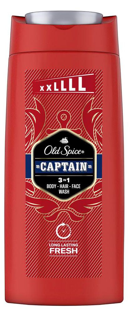 Гель-шампунь для душа Old Spice Captain 675 мл 630₽