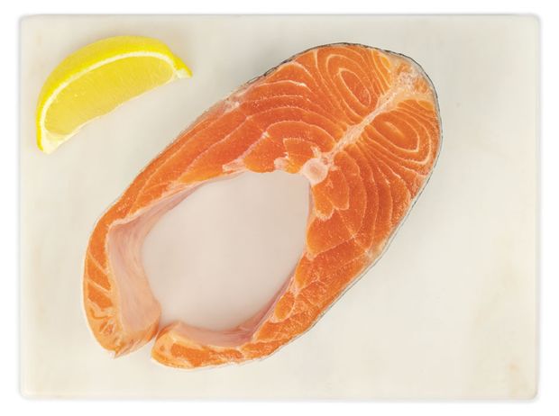 Лосось охлажденный стейк вес 2500₽