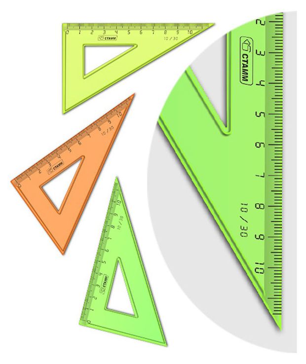 Треугольник Стамм Neon Cristal 30 18 см 30₽